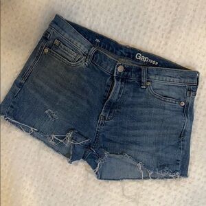 Gap distressed Jean shorts